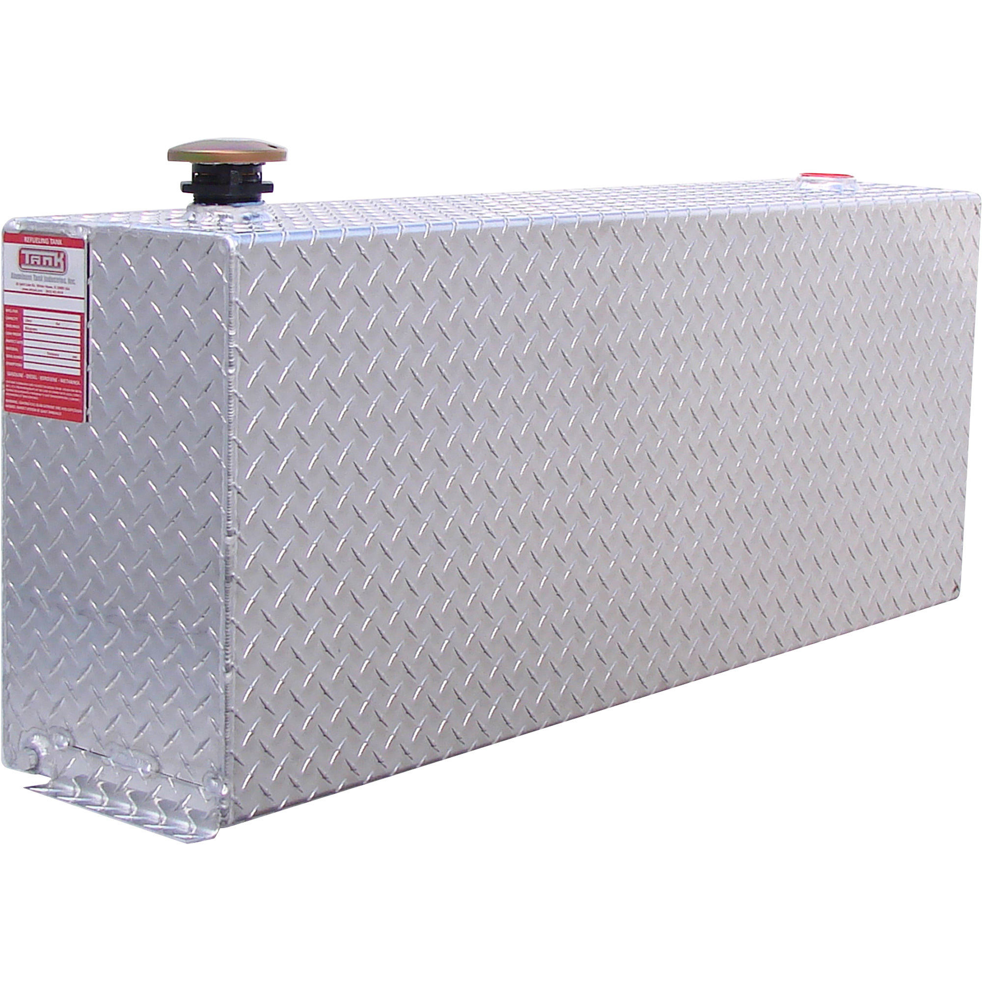ATI Aluminum Refueling Transfer Tank, 38Gallon, Rectangular, Diamond